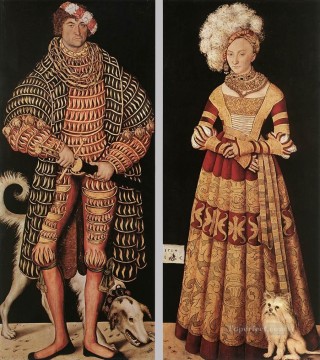 company of captain reinier reael known as themeagre company Painting - Portraits Of Henry The Pious Renaissance Lucas Cranach the Elder